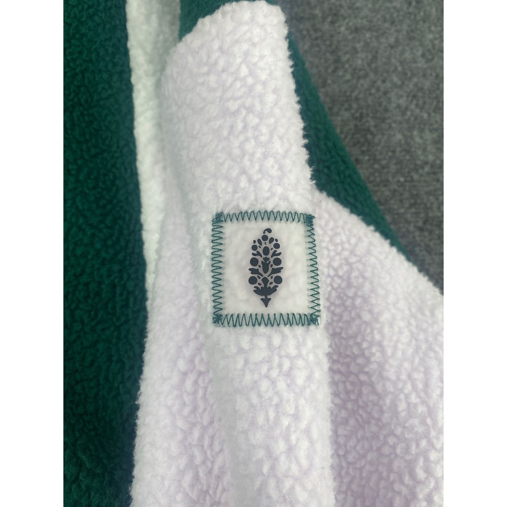 Free People FP Movement Hit The Slopes Fleece Hoodie Women S Evergreen Green NEW - Picture 4 of 11